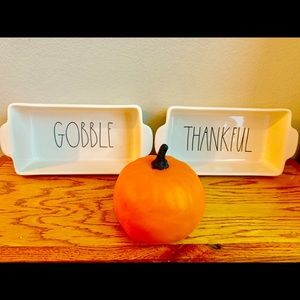 🍂 Rae Dunn Gobble and Thankful Bread Dishes 🍂